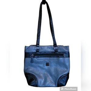 Stone Mountain Shoulder Handbag Gray Black